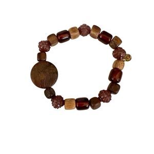 Tarina Tarantino wooden beaded bracelet